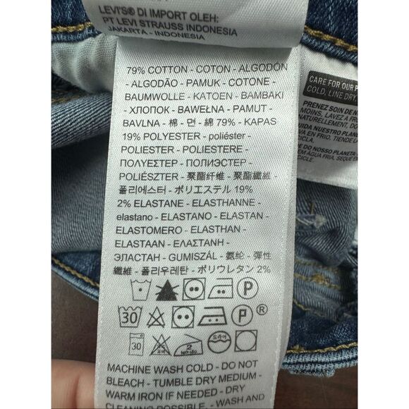 Levi’s 711 Skinny Ankle Jeans Size 31 - Picture 6 of 9